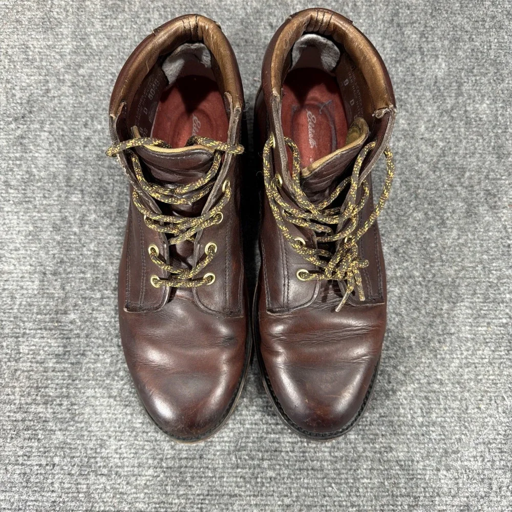 Vintage Filson Brown Leather Boots Mens 9 D Field Chukka Smooth Toe Gumlite